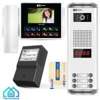 پکیج آیفون تصویری تکنما 6 واحدی شماره 14