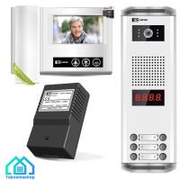 پکیج آیفون تصویری 6 واحدی تکنما شماره 3