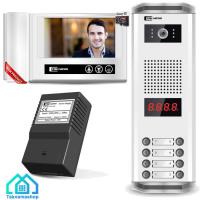 پکیج آیفون تصویری 7 واحدی تکنما شماره 7